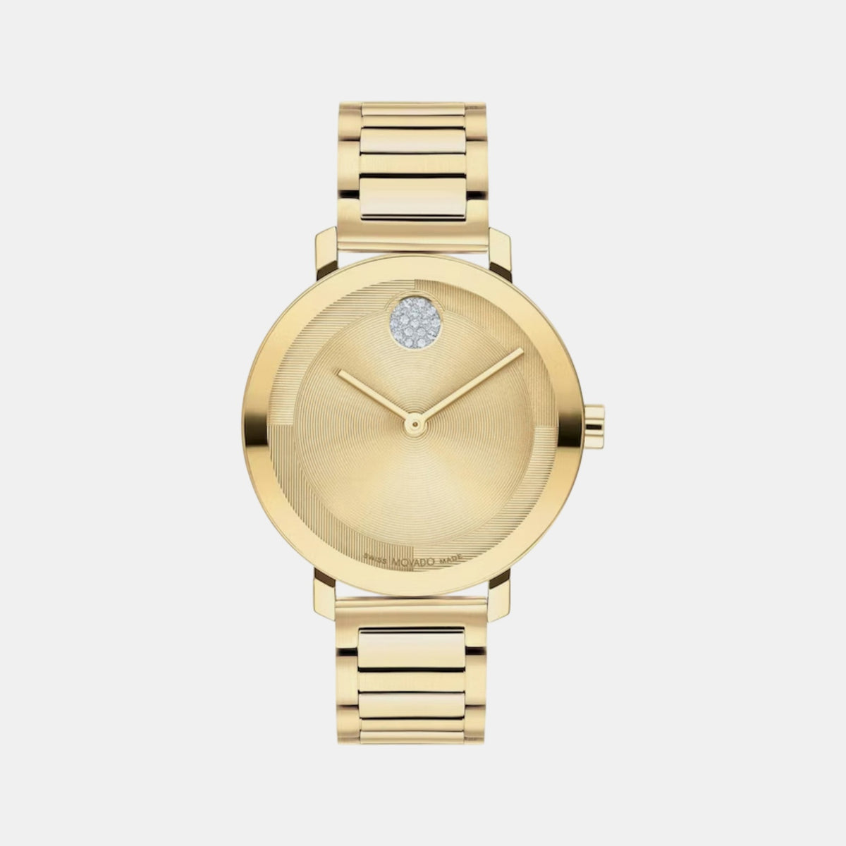 Bold Evolution Women Quartz Gold Dial Analog Stainless Steel Watch 3601106