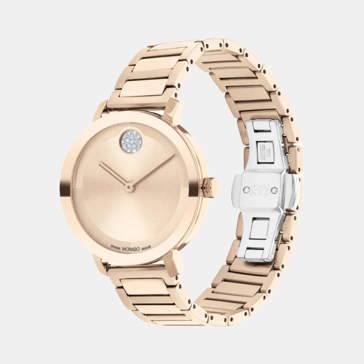 Bold Evolution Women Quartz Gold Dial Analog Stainless Steel Watch 3601107