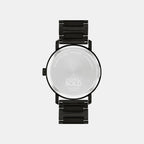 Bold Men Quartz Black Dial Analog Stainless Steel Watch 3601112