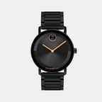 Movado Round Black Analog watch