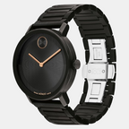 Movado Men Round Black watch