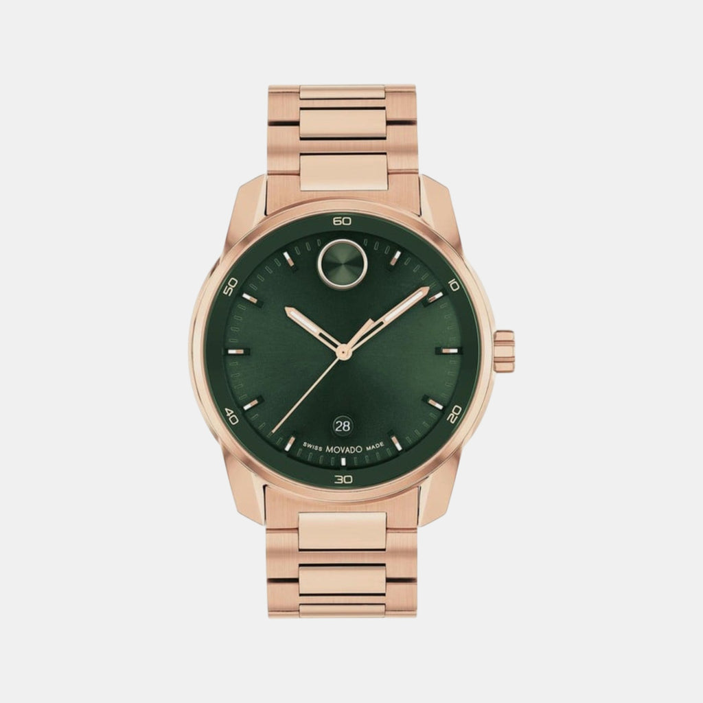 Bold Verso Men Quartz Green Dial Analog Stainless Steel Watch 3601138