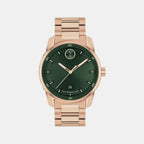 Bold Verso Men Quartz Green Dial Analog Stainless Steel Watch 3601138