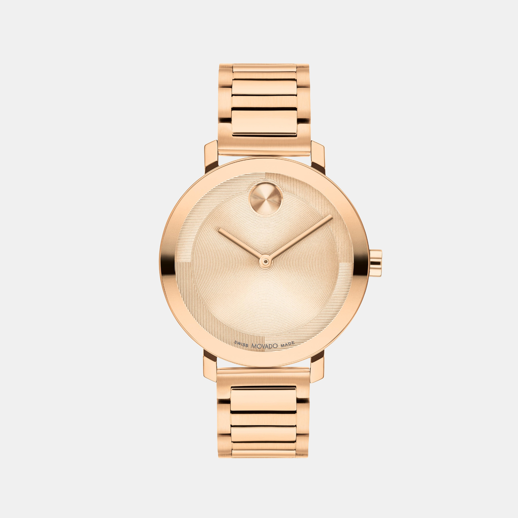 Movado Round Rose Gold Analog watch