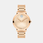 Movado Round Rose Gold Analog watch