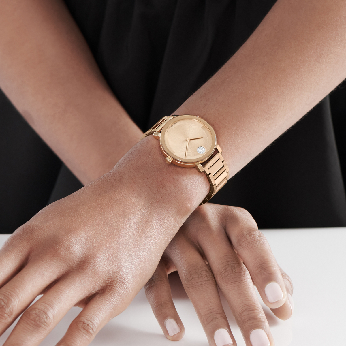 Movado Stainless Steel Round watch