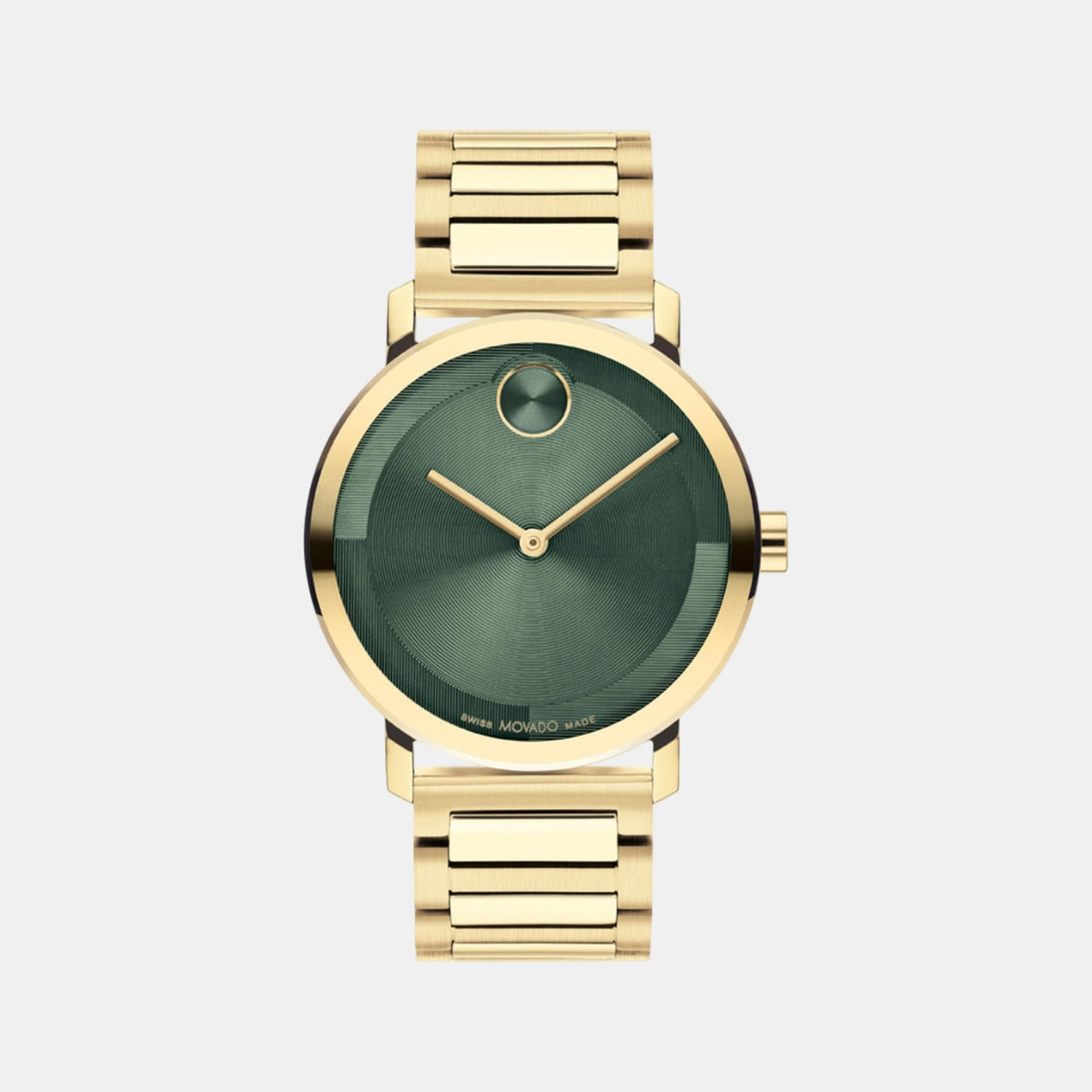 Bold Evolution Men Quartz Green Dial Analog Stainless Steel Watch 3601156