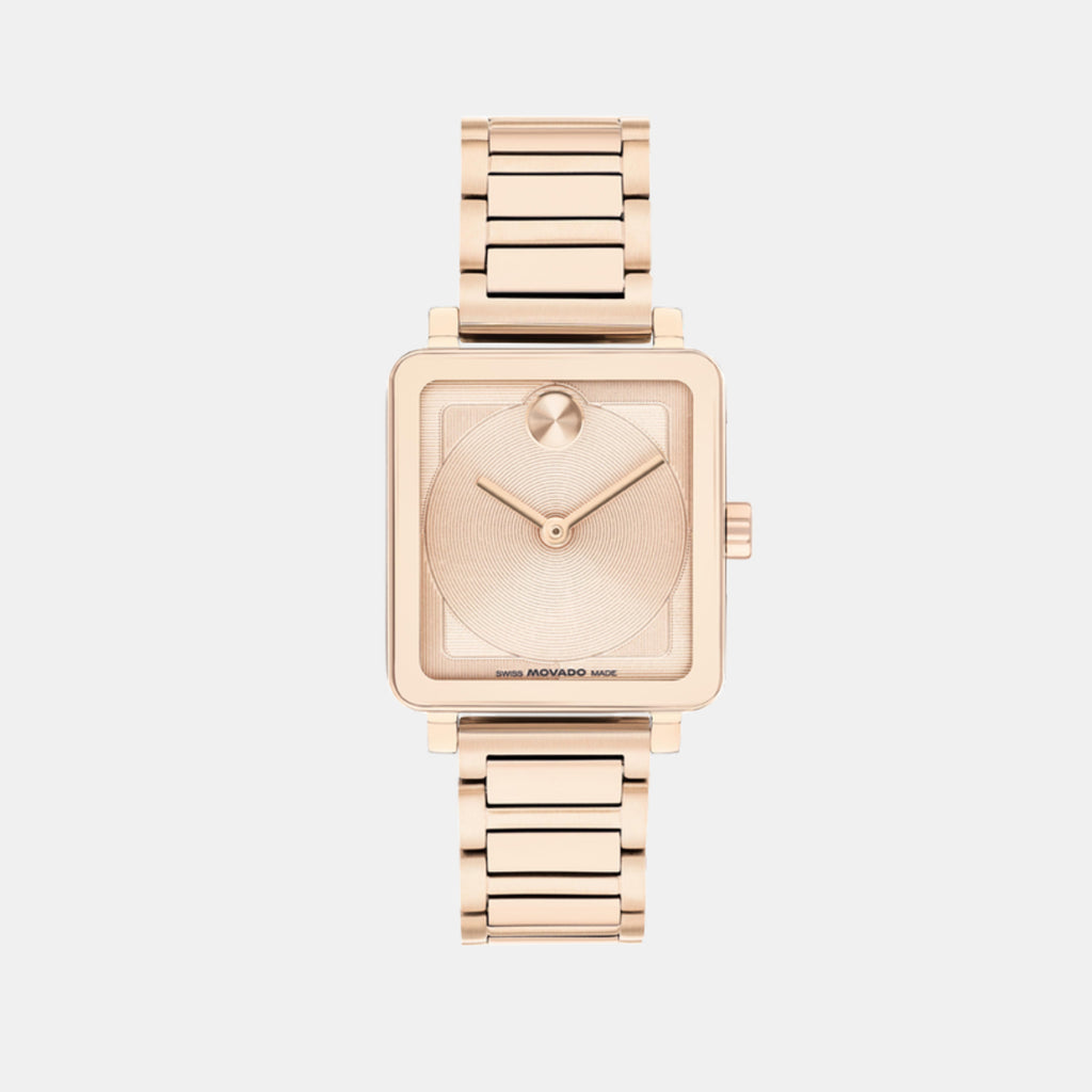 Bold Women Quartz Rose Gold Dial Analog Stainless Steel Watch 3601163