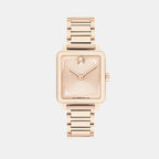 Bold Women Quartz Rose Gold Dial Analog Stainless Steel Watch 3601163