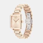 Bold Women Quartz Rose Gold Dial Analog Stainless Steel Watch 3601163