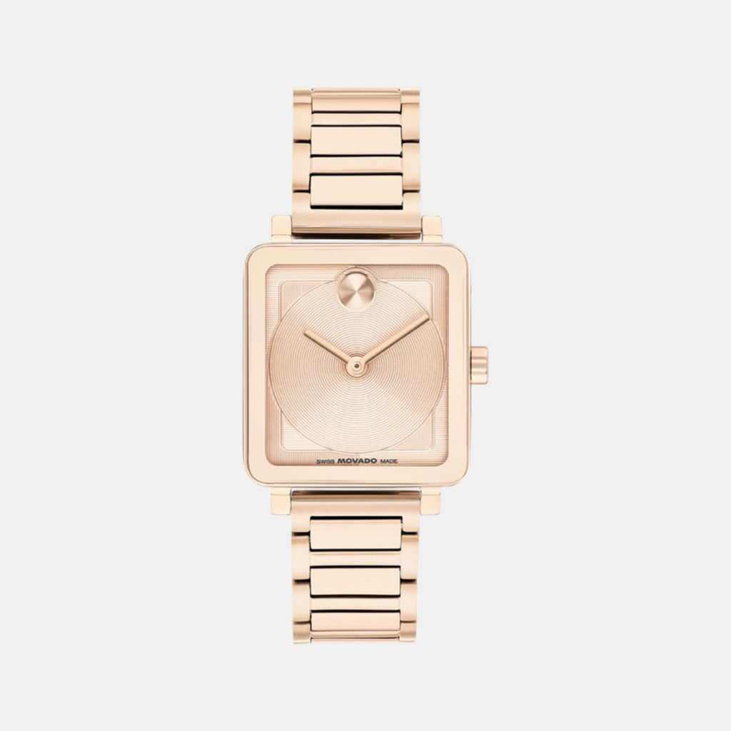 Bold Women Quartz Rose Gold Dial Analog Stainless Steel Watch 3601163