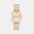 Bold Women Quartz Rose Gold Dial Analog Stainless Steel Watch 3601163