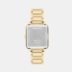 Bold Women Quartz White Dial Analog Stainless Steel Watch 3601165