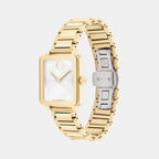 Bold Women Quartz White Dial Analog Stainless Steel Watch 3601165