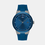 Movado Round Blue Analog watch