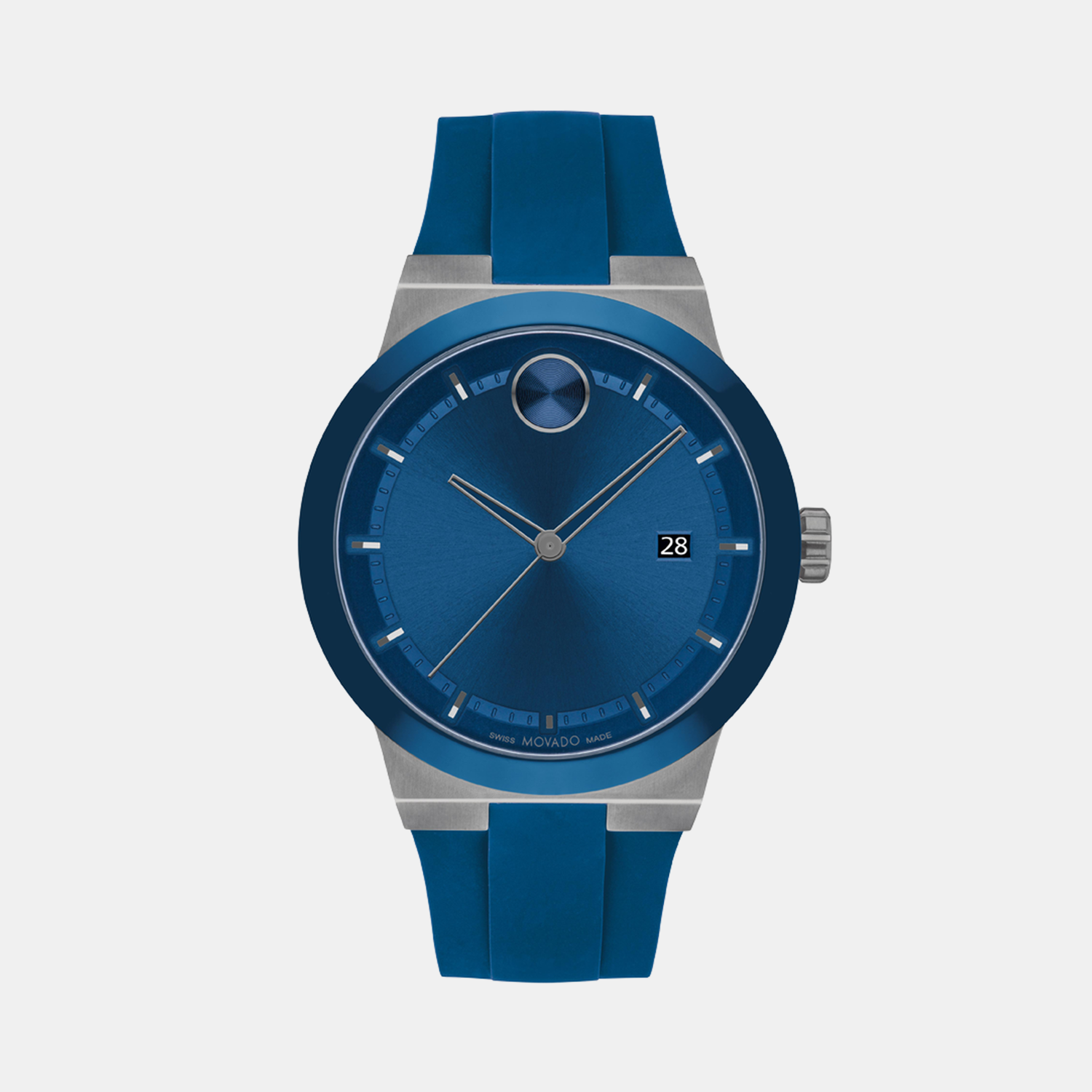 Movado Round Blue Analog watch