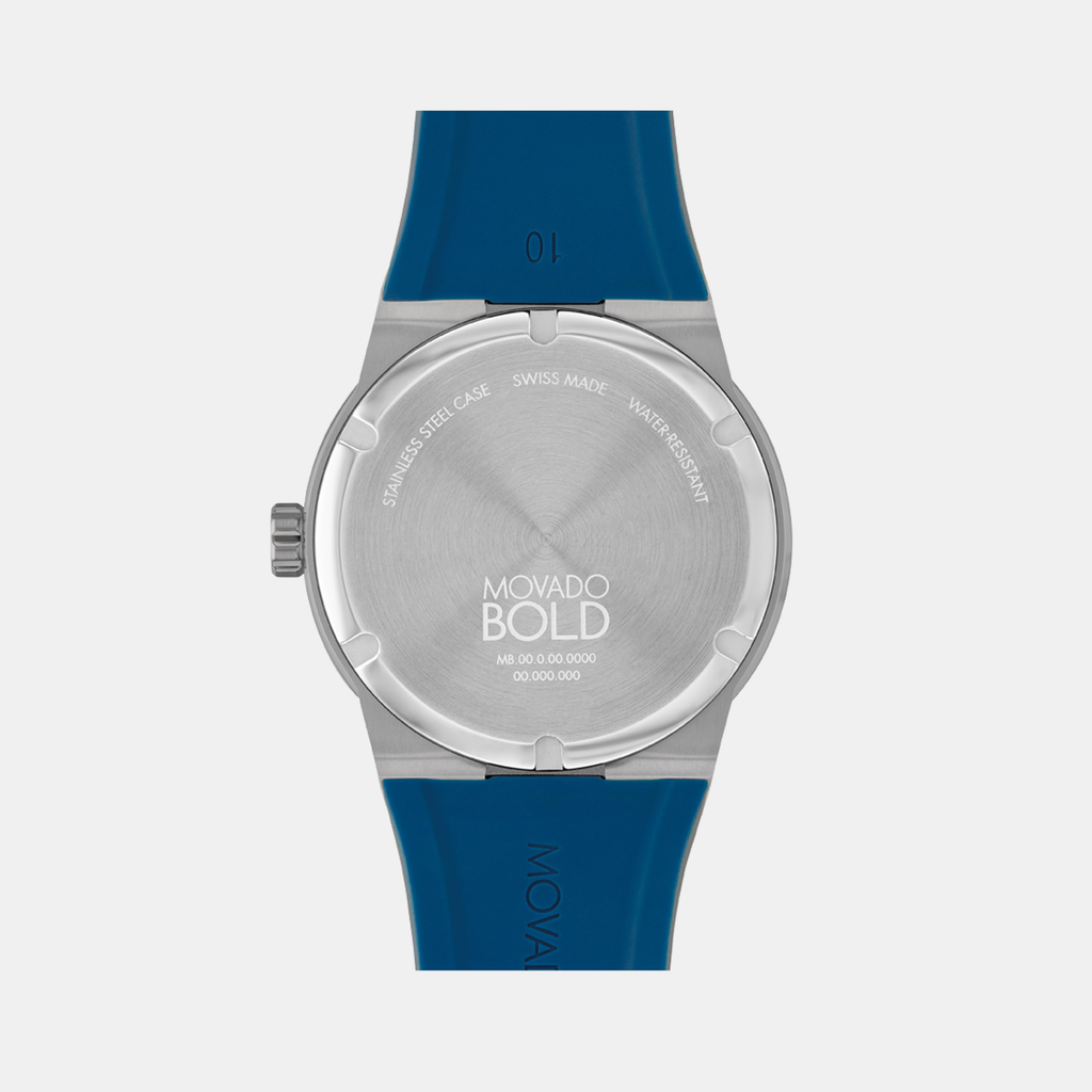 Movado Men Round Blue watch