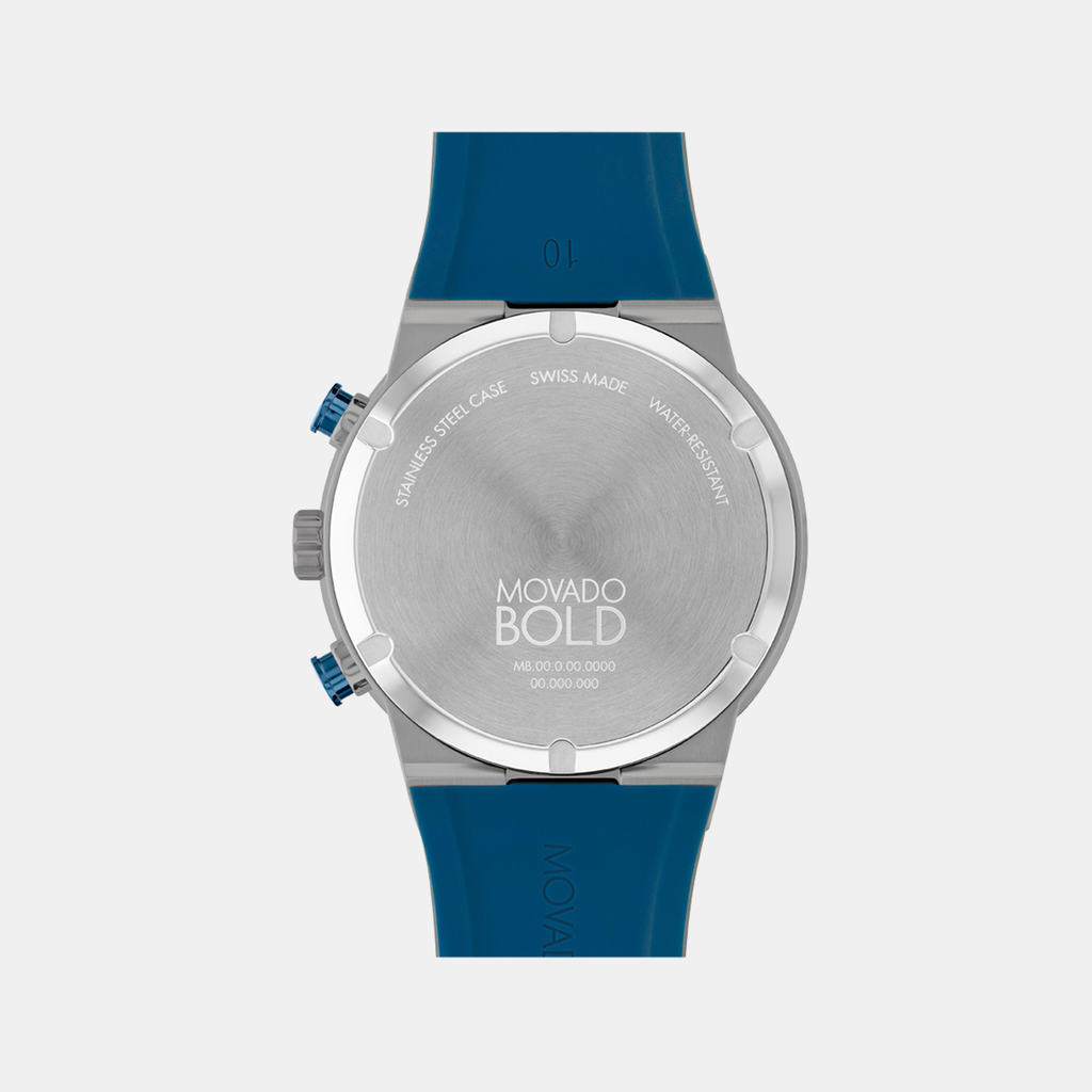 Movado Men Round Blue watch