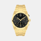 Movado Round Black Chronograph watch