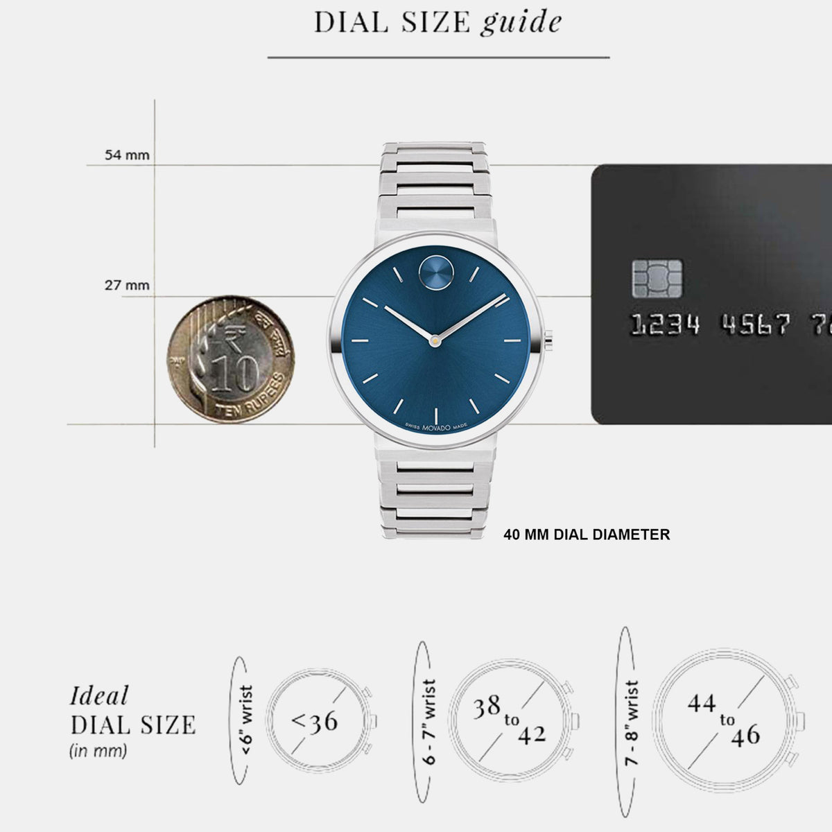 Bold Horizon Men Quartz Blue Dial Analog Stainless Steel Watch 3601201