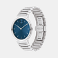 Men Quartz Blue Dial Analog Stainless Steel Watch 3601201