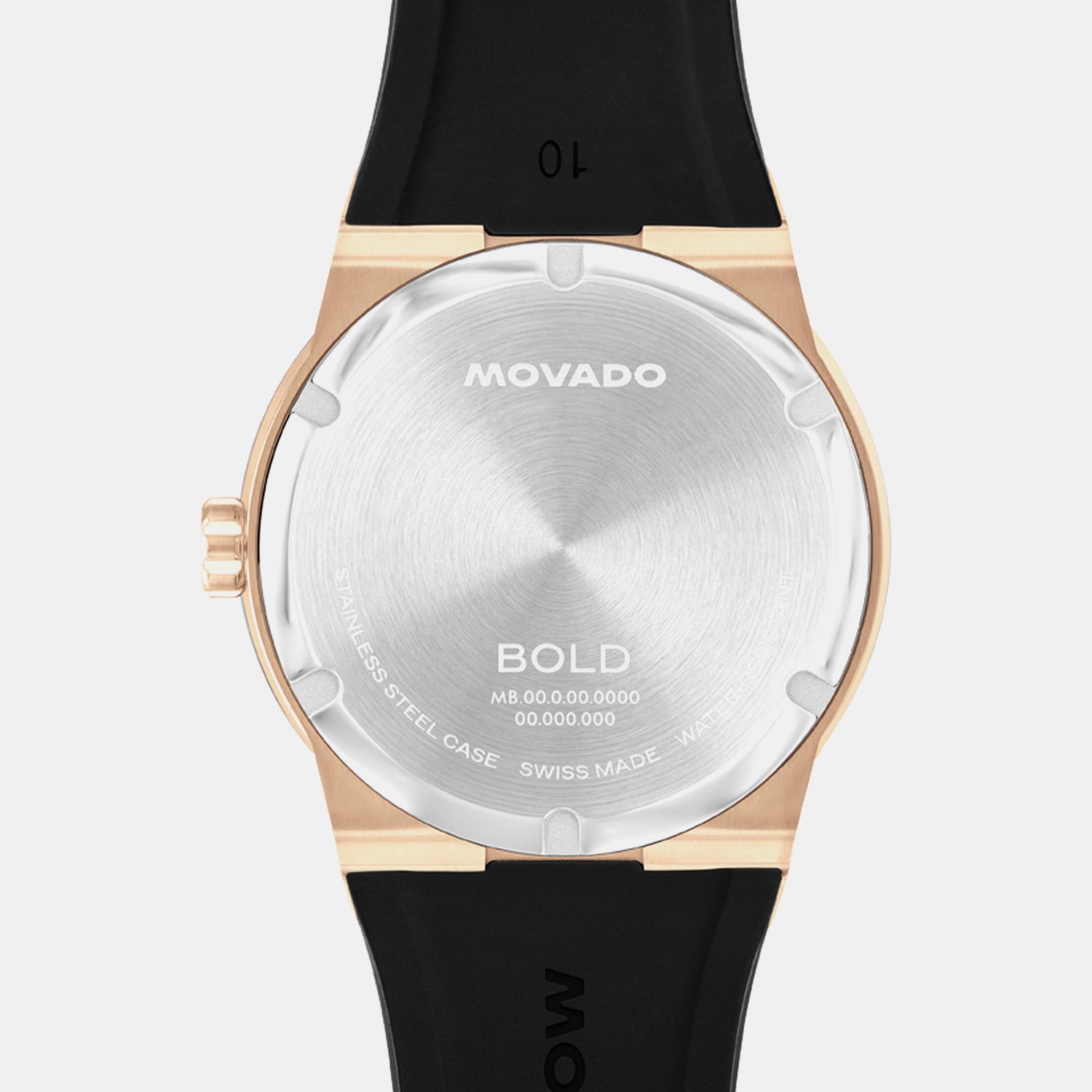 Bold Men Quartz Burgundy Dial Analog Silicone Watch 3601214