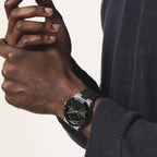 Bold Men Quartz Burgundy Dial Analog Silicone Watch 3601214