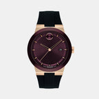 Bold Fusion Men Quartz Cherry Dial Analog Silicone Watch 3601214