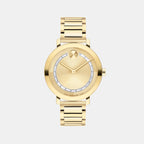 Bold Evolution 2.0 Women Quartz Gold Dial Analog Stainless Steel Watch 3601218