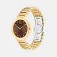 Women Quartz Caffeine Dial Analog Stainless Steel Watch 3601220