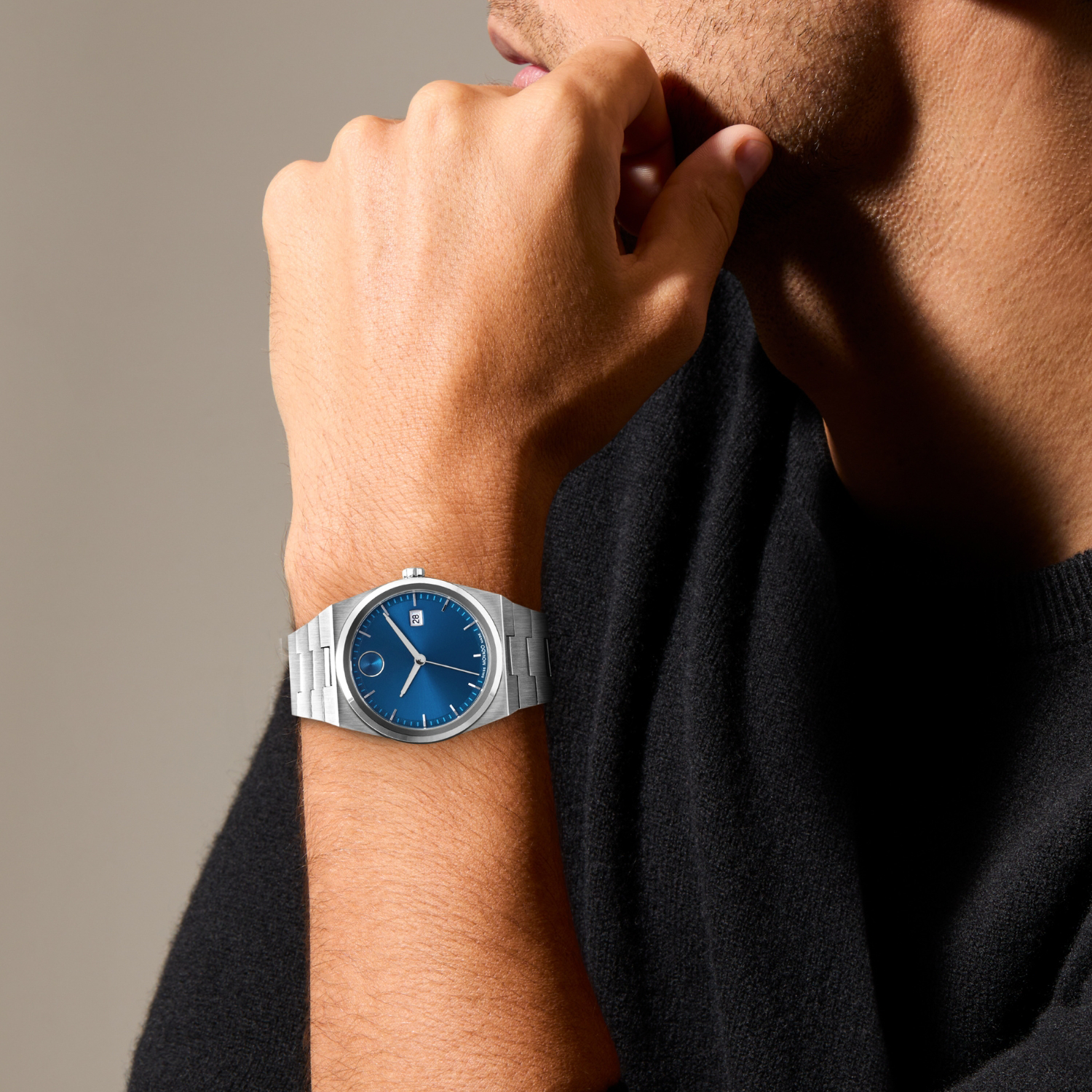 Movado Stainless Steel Round watch