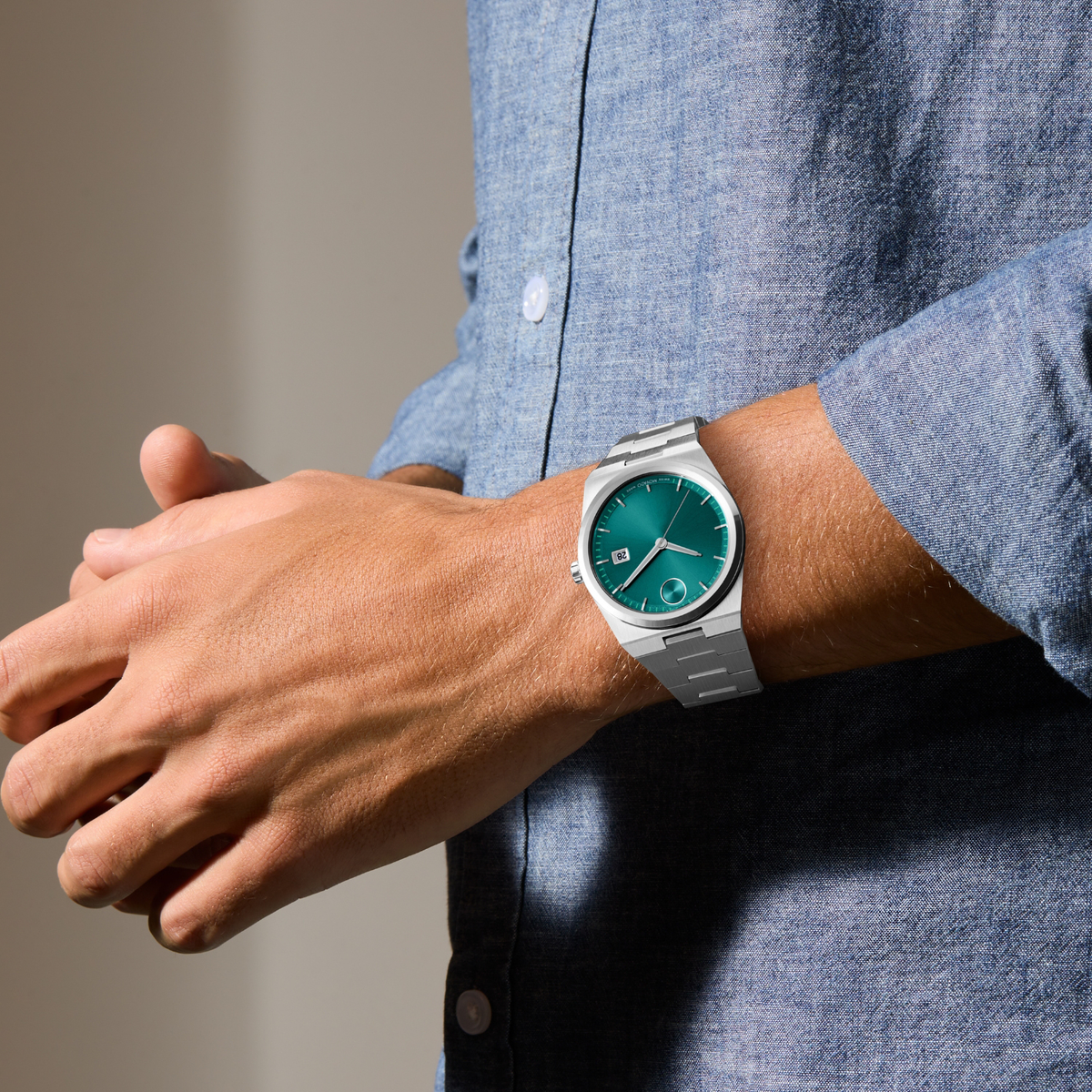 Movado Stainless Steel Round watch