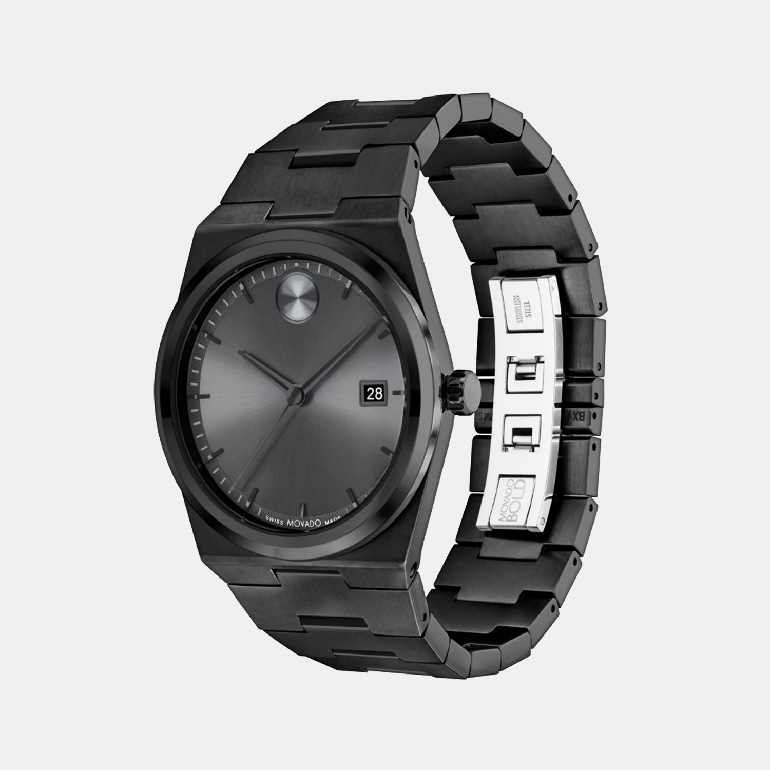 Bold Quest Movado Bold Water Resistant Bold Quest Men Quartz Grey