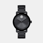 Movado Round Black Analog watch