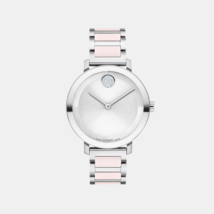 Movado Round Silver Analog watch