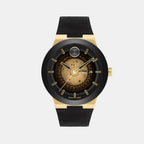 Bold Men Automatic Transparent Dial Analog Rubber Watch 3601247