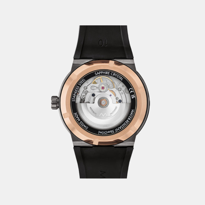 Movado Men Round Black watch