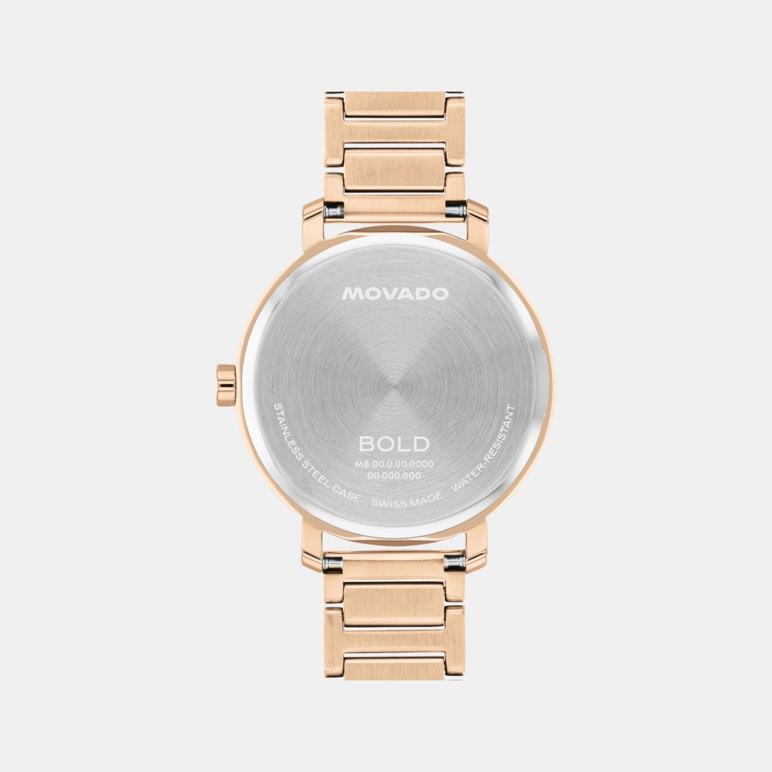 Bold Women Quartz Light Rose Gold Dial Analog Stainless Steel Watch 3601266