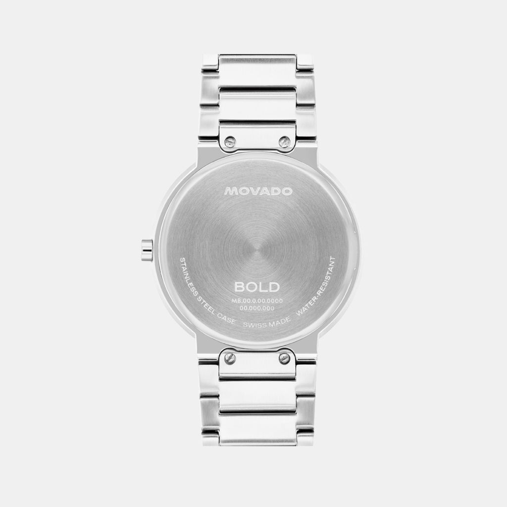 Bold Men Quartz Caffeine Dial Analog Stainless Steel Watch 3601267