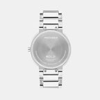 Bold Men Quartz Caffeine Dial Analog Stainless Steel Watch 3601267