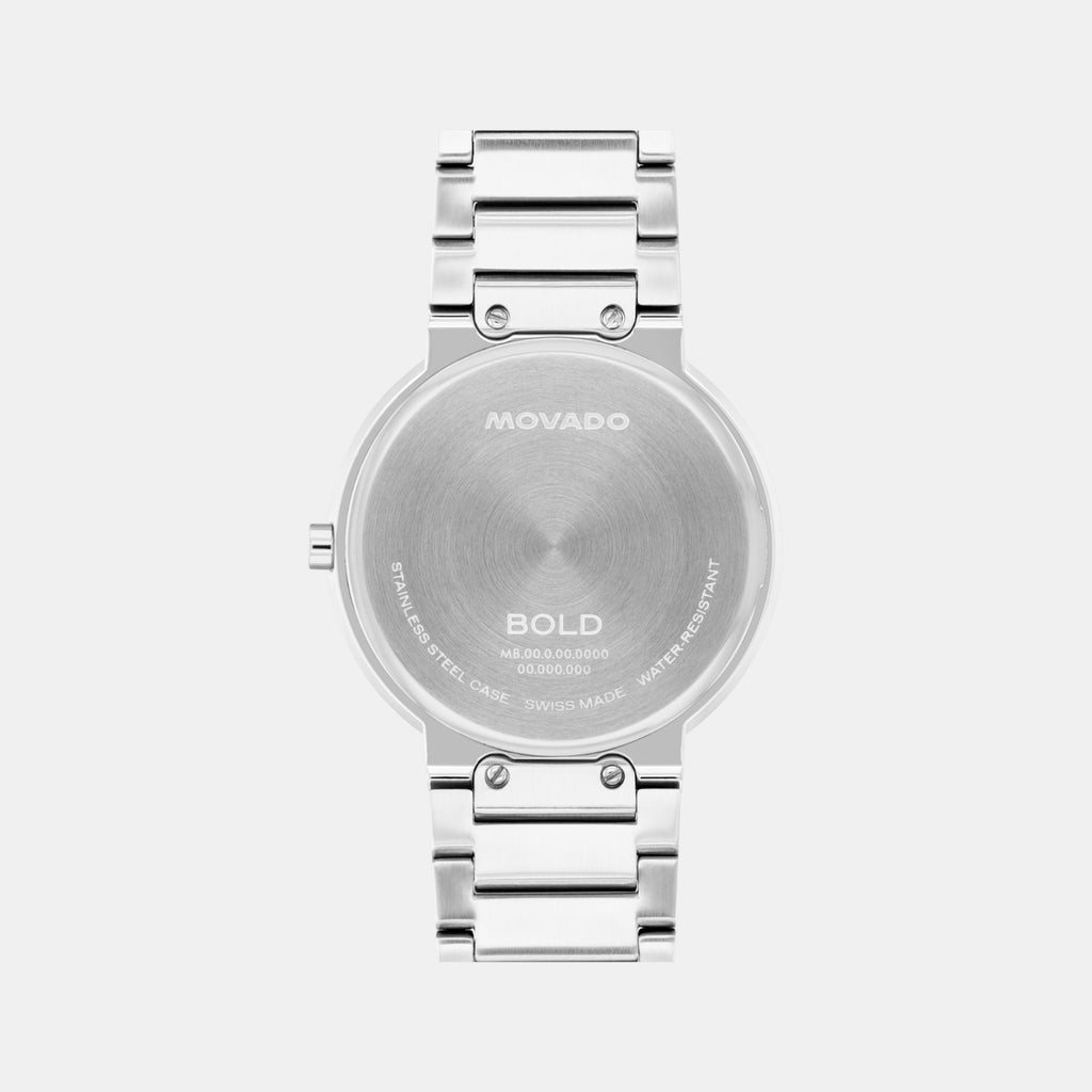 Bold Men Quartz Teal Dial Analog Stainless Steel Watch 3601268