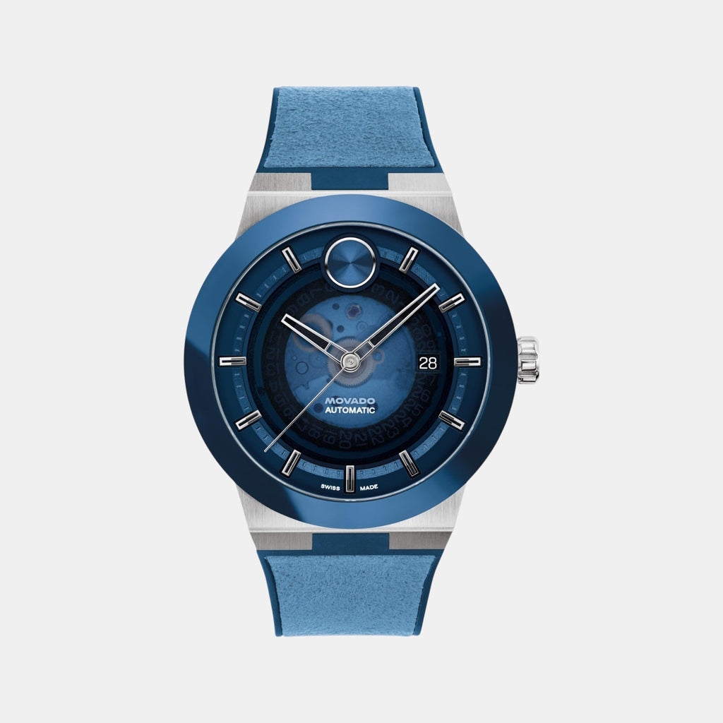Bold Men Automatic Transparent Dial Analog Rubber Watch 3601276
