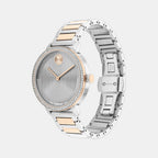 Bold Women Quartz Grey Dial Analog Stainless Steel Watch 3601283