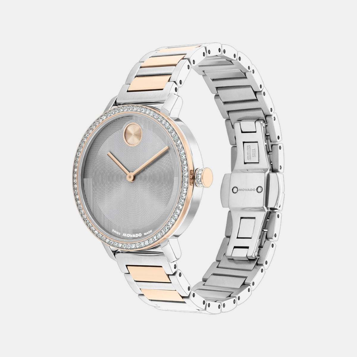 Bold Evolution Women Quartz Grey Dial Analog Stainless Steel Watch 3601283