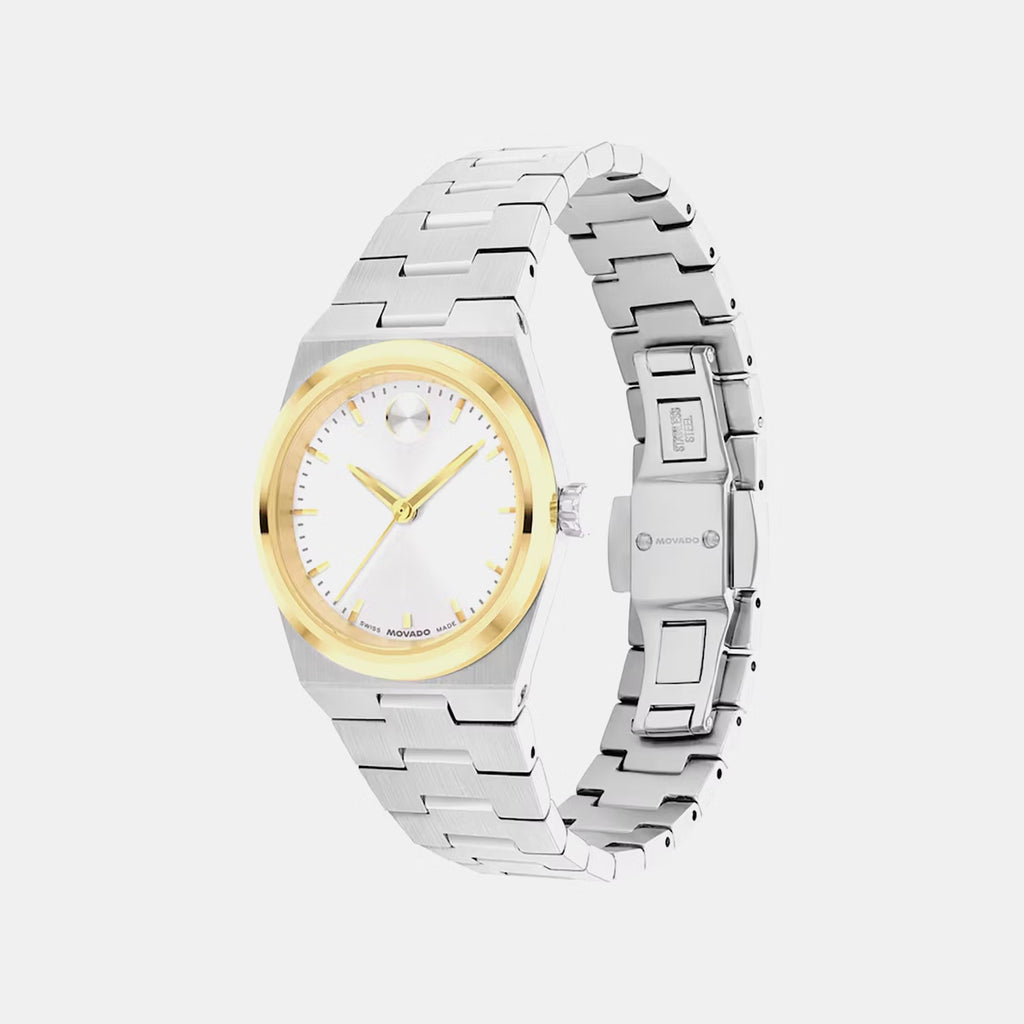 Bold Quest Mini Women Quartz White Dial Analog Stainless Steel Watch 3601291