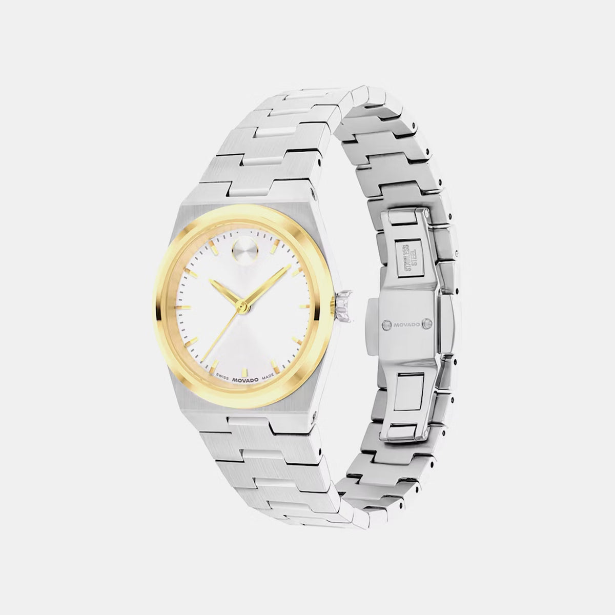 Bold Quest Women Quartz White Dial Analog Stainless Steel Watch 3601291
