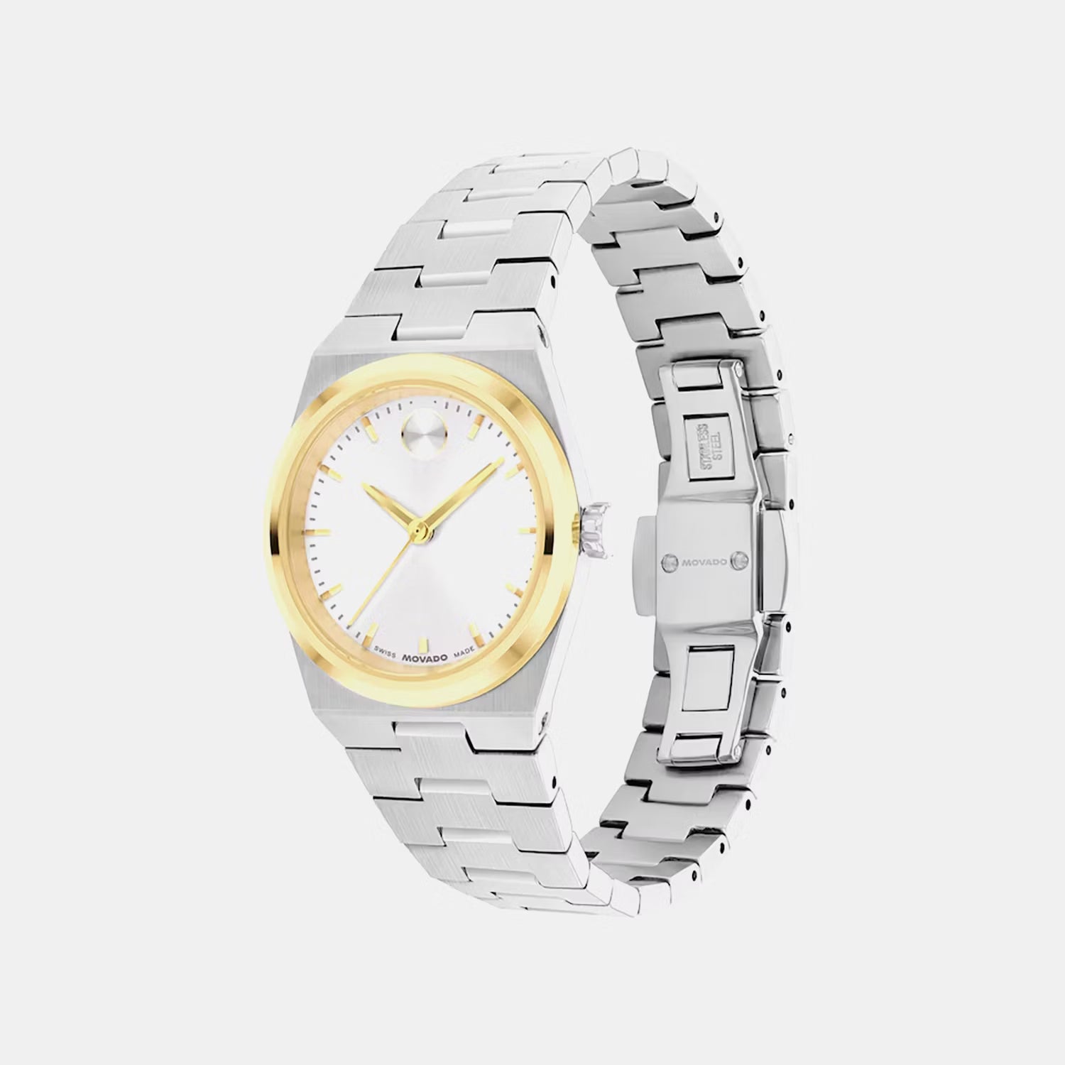 Bold Quest Mini Women Quartz White Dial Analog Stainless Steel Watch 3601291