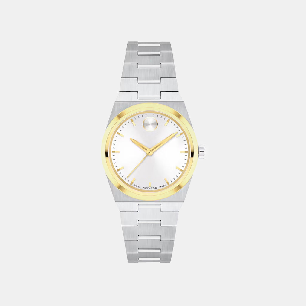 Bold Quest Mini Women Quartz White Dial Analog Stainless Steel Watch 3601291