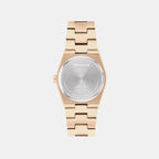Bold Women Quartz Champagne Dial Analog Stainless Steel Watch 3601293
