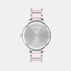 Bold Women Quartz Silver Dial Analog Stainless Steel Watch 3601300